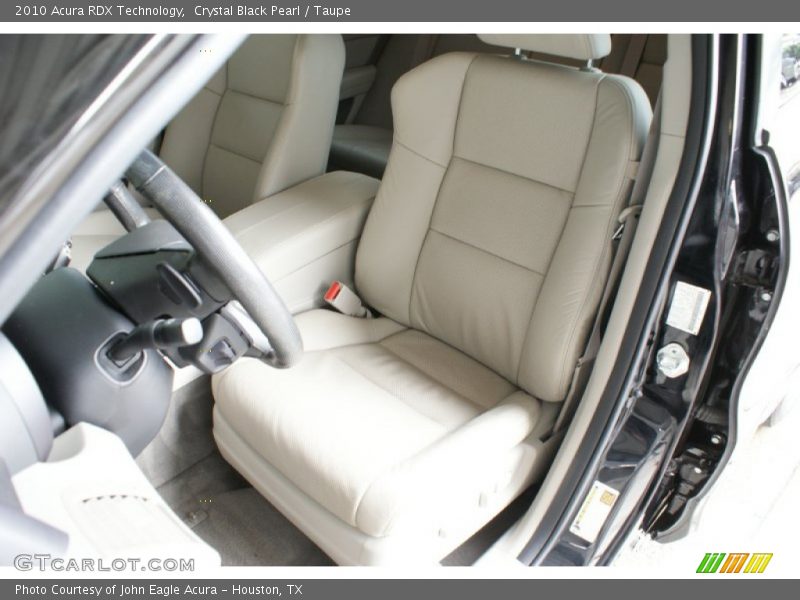Crystal Black Pearl / Taupe 2010 Acura RDX Technology