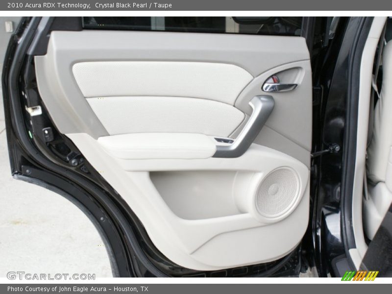 Crystal Black Pearl / Taupe 2010 Acura RDX Technology