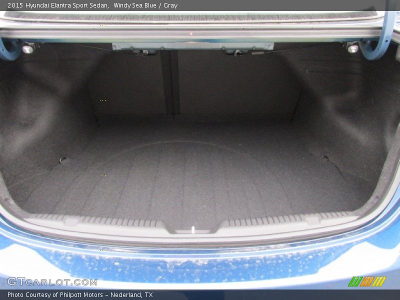 Windy Sea Blue / Gray 2015 Hyundai Elantra Sport Sedan