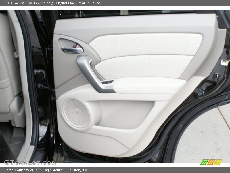 Crystal Black Pearl / Taupe 2010 Acura RDX Technology