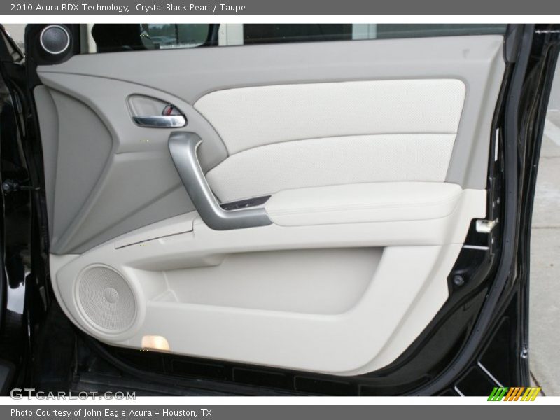 Crystal Black Pearl / Taupe 2010 Acura RDX Technology