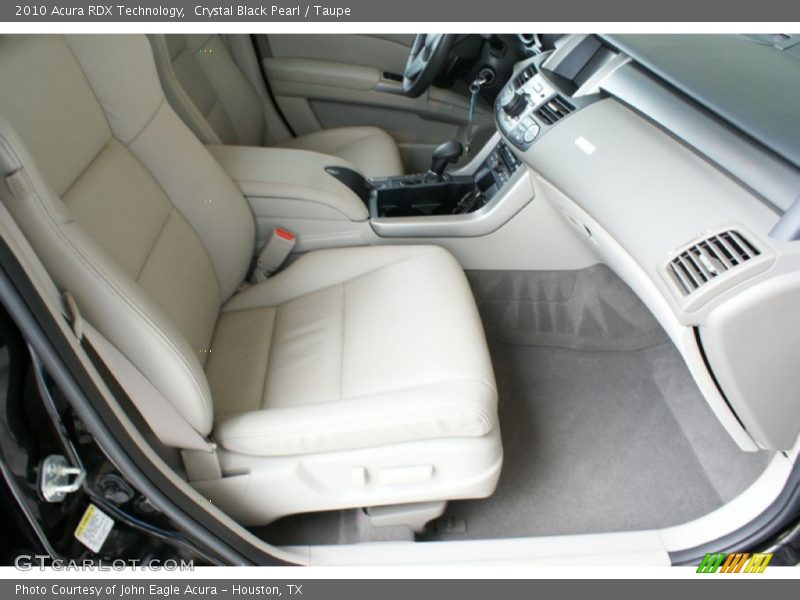 Crystal Black Pearl / Taupe 2010 Acura RDX Technology