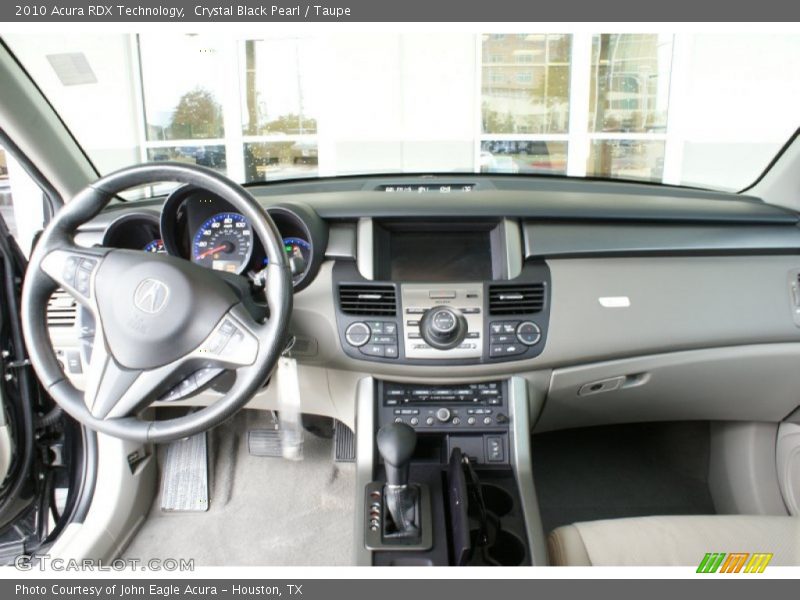 Crystal Black Pearl / Taupe 2010 Acura RDX Technology