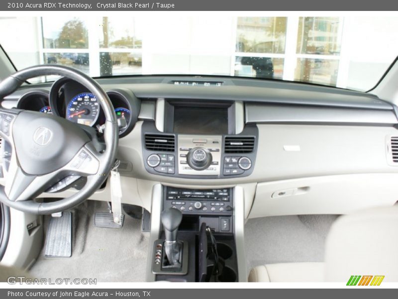 Crystal Black Pearl / Taupe 2010 Acura RDX Technology