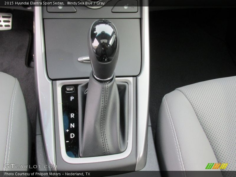 Windy Sea Blue / Gray 2015 Hyundai Elantra Sport Sedan