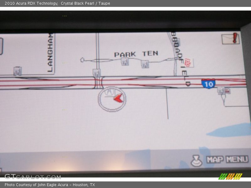 Crystal Black Pearl / Taupe 2010 Acura RDX Technology