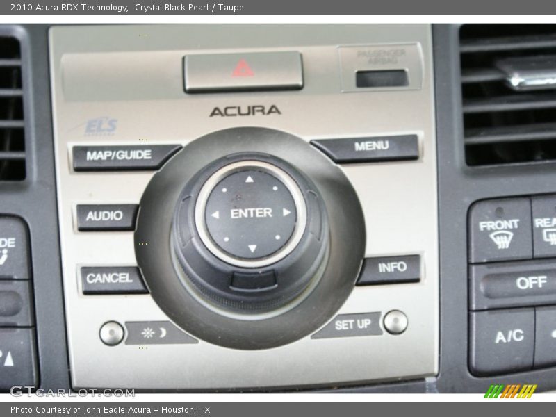 Crystal Black Pearl / Taupe 2010 Acura RDX Technology