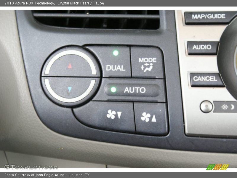 Crystal Black Pearl / Taupe 2010 Acura RDX Technology