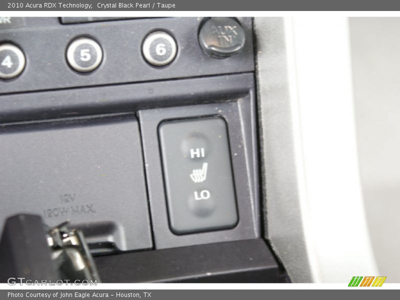 Crystal Black Pearl / Taupe 2010 Acura RDX Technology
