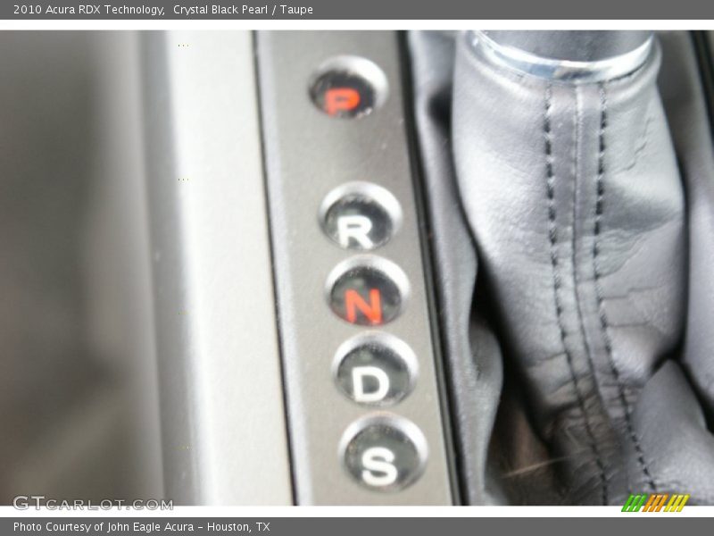 Crystal Black Pearl / Taupe 2010 Acura RDX Technology