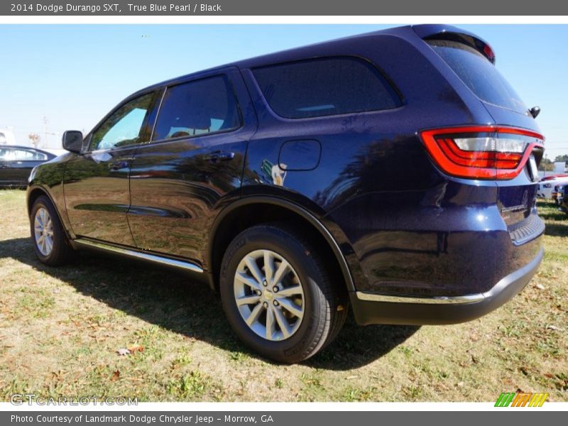 True Blue Pearl / Black 2014 Dodge Durango SXT
