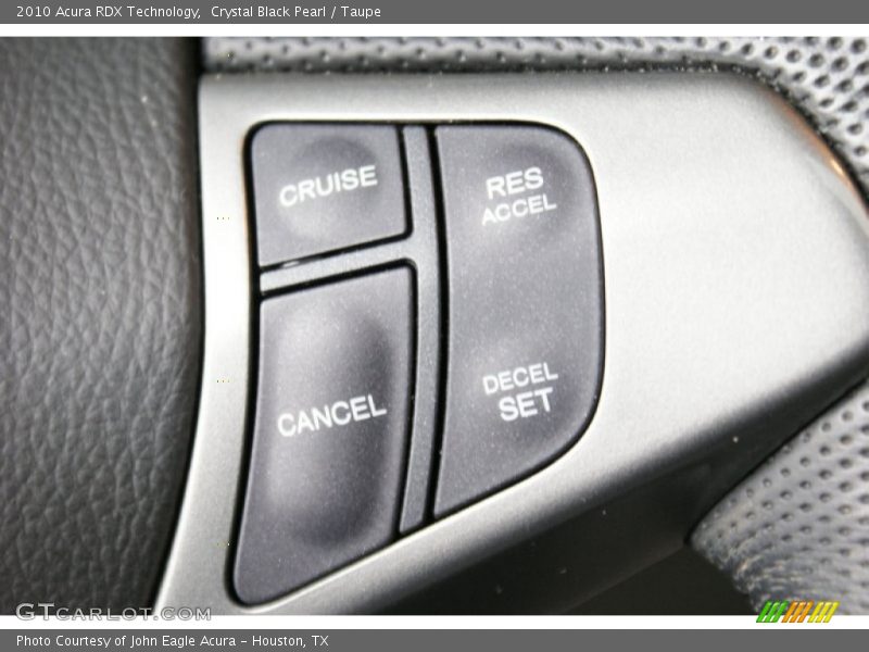 Crystal Black Pearl / Taupe 2010 Acura RDX Technology