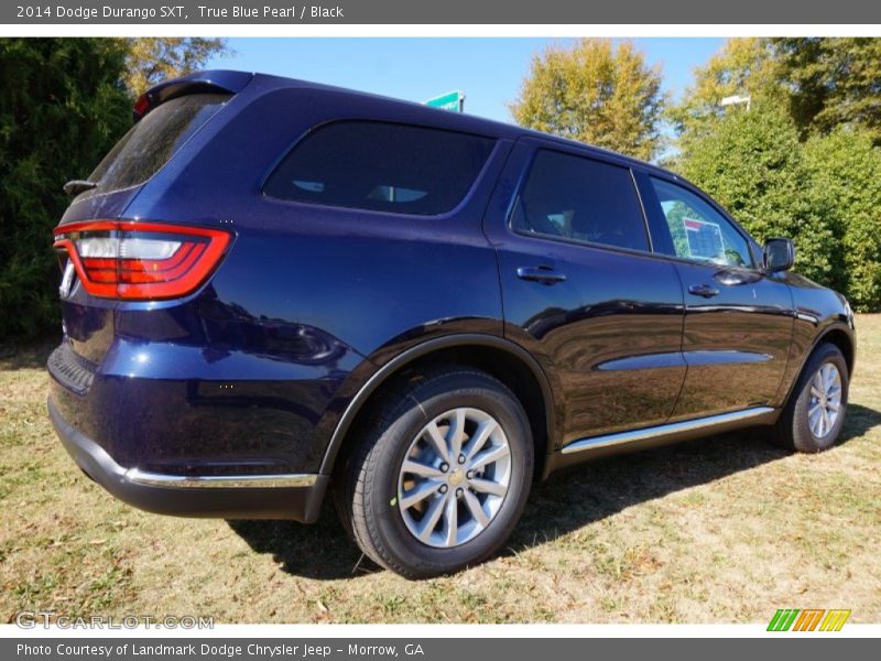 True Blue Pearl / Black 2014 Dodge Durango SXT