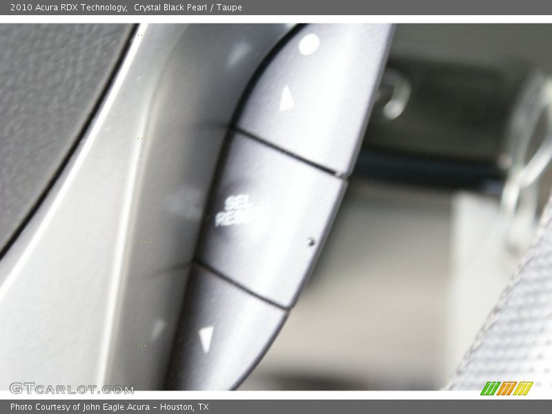 Crystal Black Pearl / Taupe 2010 Acura RDX Technology