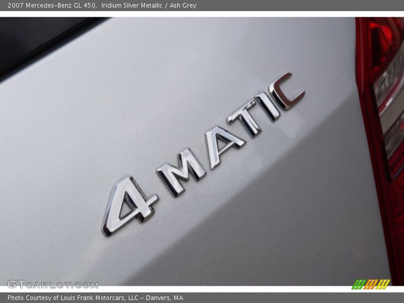 Iridium Silver Metallic / Ash Grey 2007 Mercedes-Benz GL 450