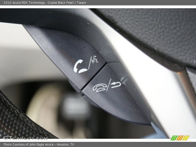 Crystal Black Pearl / Taupe 2010 Acura RDX Technology