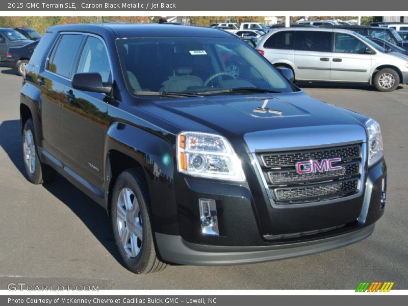 Carbon Black Metallic / Jet Black 2015 GMC Terrain SLE