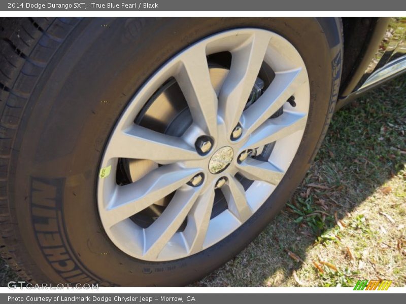 True Blue Pearl / Black 2014 Dodge Durango SXT