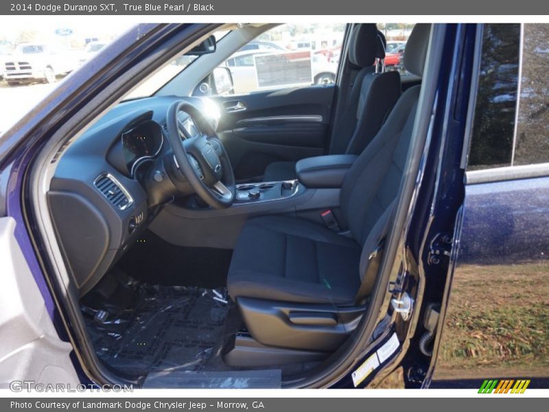 True Blue Pearl / Black 2014 Dodge Durango SXT