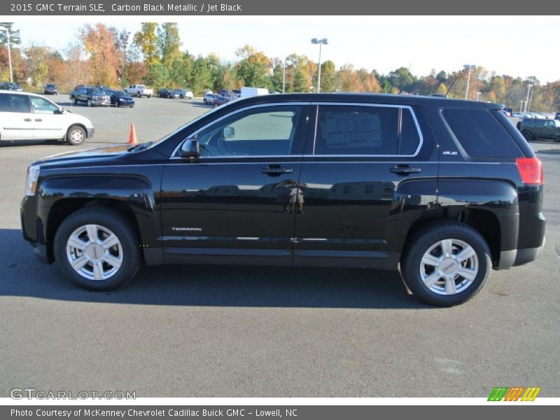 Carbon Black Metallic / Jet Black 2015 GMC Terrain SLE