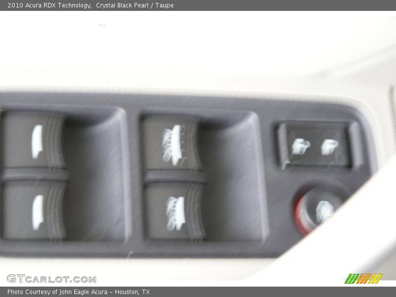 Crystal Black Pearl / Taupe 2010 Acura RDX Technology