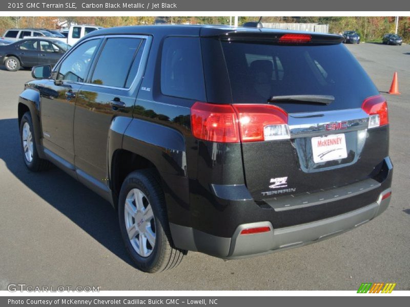 Carbon Black Metallic / Jet Black 2015 GMC Terrain SLE