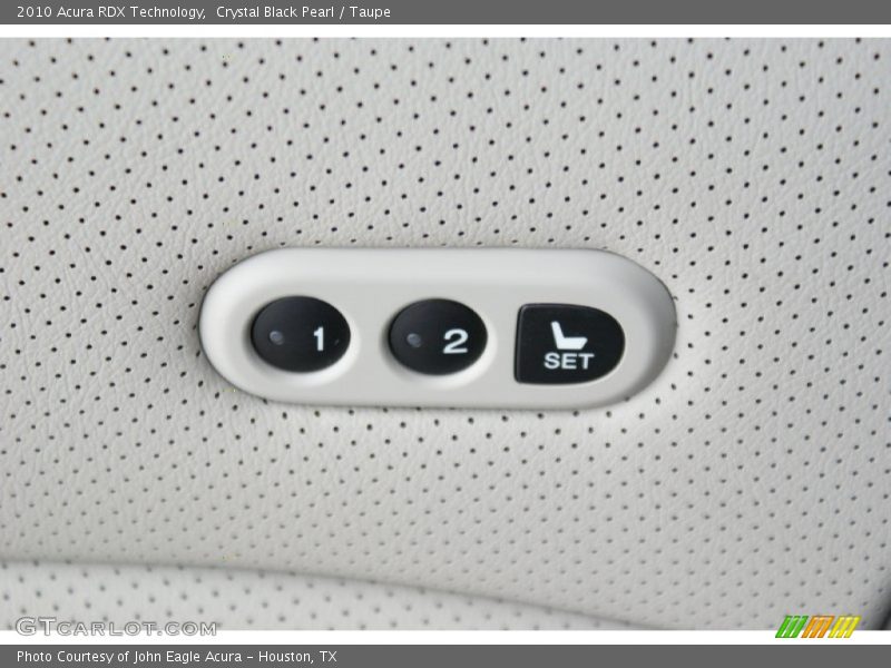 Crystal Black Pearl / Taupe 2010 Acura RDX Technology