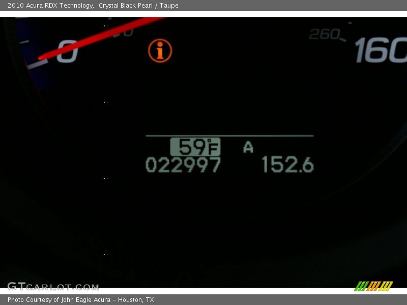 Crystal Black Pearl / Taupe 2010 Acura RDX Technology