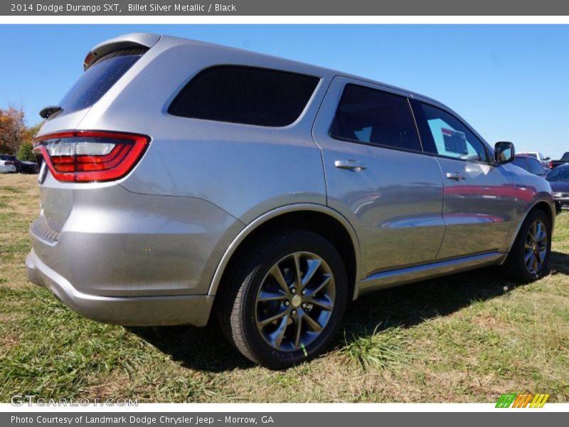 Billet Silver Metallic / Black 2014 Dodge Durango SXT