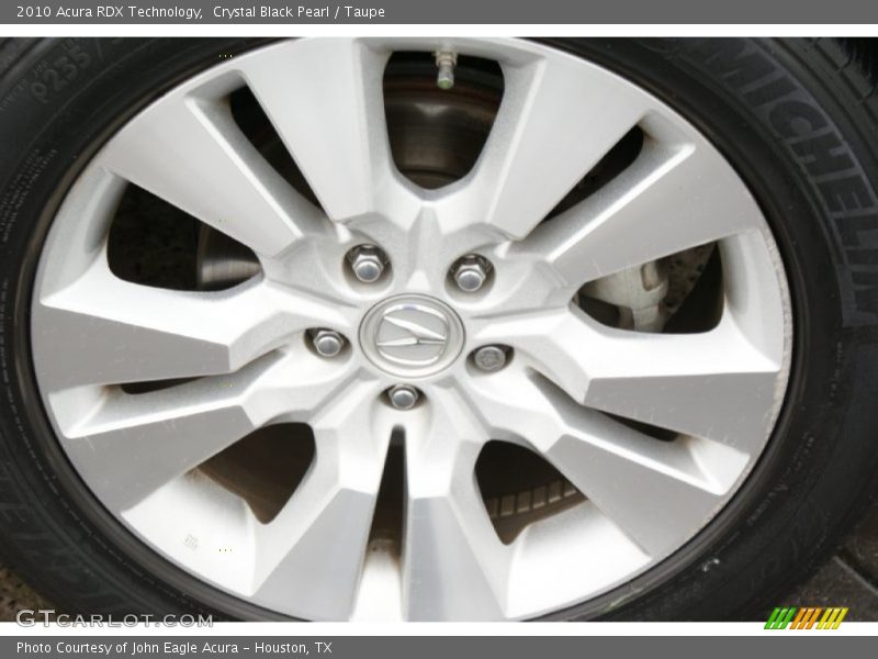 Crystal Black Pearl / Taupe 2010 Acura RDX Technology