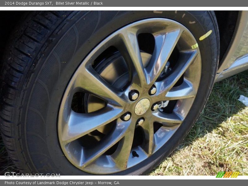 Billet Silver Metallic / Black 2014 Dodge Durango SXT