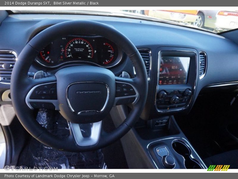 Billet Silver Metallic / Black 2014 Dodge Durango SXT