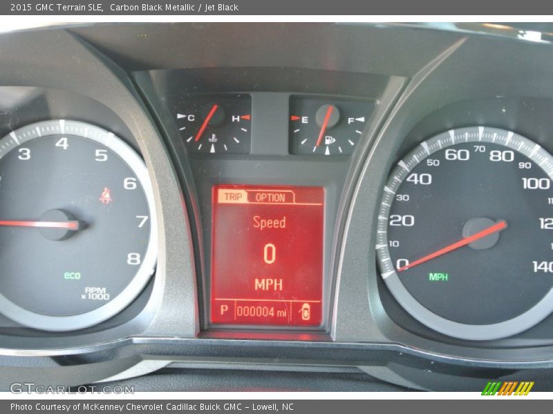 Carbon Black Metallic / Jet Black 2015 GMC Terrain SLE