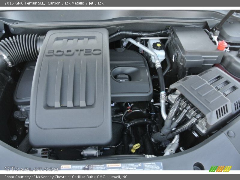 Carbon Black Metallic / Jet Black 2015 GMC Terrain SLE