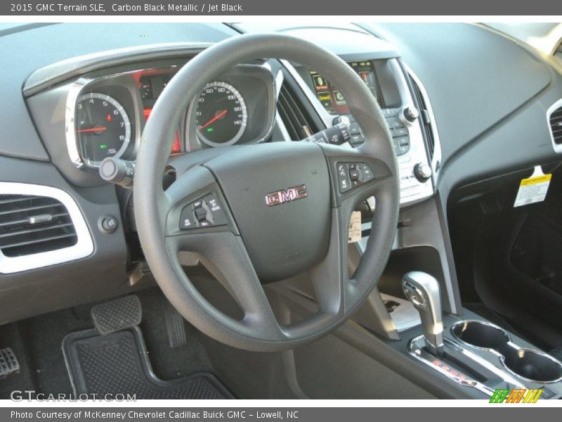 Carbon Black Metallic / Jet Black 2015 GMC Terrain SLE
