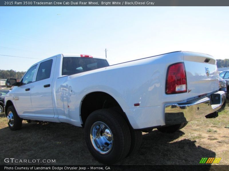 Bright White / Black/Diesel Gray 2015 Ram 3500 Tradesman Crew Cab Dual Rear Wheel