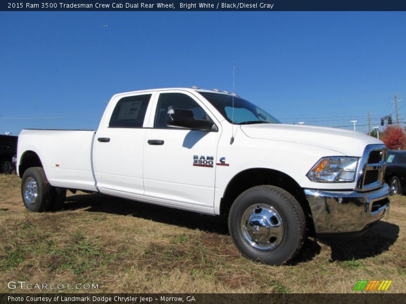  2015 3500 Tradesman Crew Cab Dual Rear Wheel Bright White