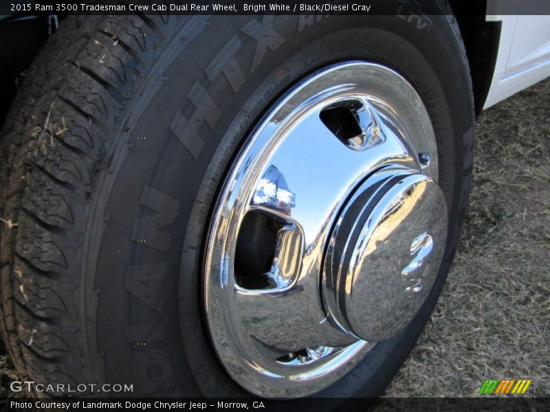 Bright White / Black/Diesel Gray 2015 Ram 3500 Tradesman Crew Cab Dual Rear Wheel
