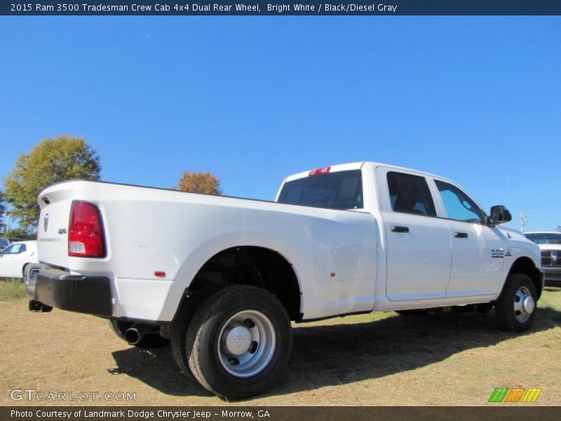 Bright White / Black/Diesel Gray 2015 Ram 3500 Tradesman Crew Cab 4x4 Dual Rear Wheel