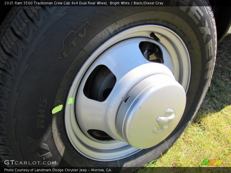 Bright White / Black/Diesel Gray 2015 Ram 3500 Tradesman Crew Cab 4x4 Dual Rear Wheel