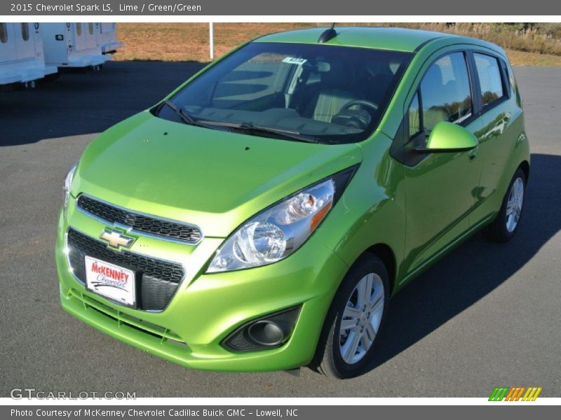 Lime / Green/Green 2015 Chevrolet Spark LS