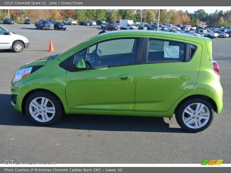 Lime / Green/Green 2015 Chevrolet Spark LS