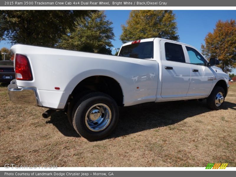 Bright White / Black/Diesel Gray 2015 Ram 3500 Tradesman Crew Cab 4x4 Dual Rear Wheel