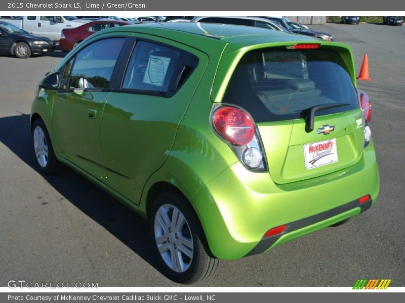 Lime / Green/Green 2015 Chevrolet Spark LS
