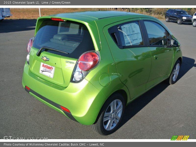 Lime / Green/Green 2015 Chevrolet Spark LS