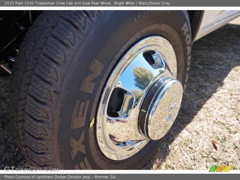 Bright White / Black/Diesel Gray 2015 Ram 3500 Tradesman Crew Cab 4x4 Dual Rear Wheel