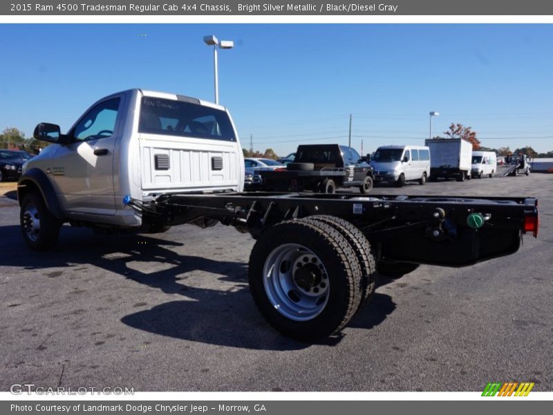 Bright Silver Metallic / Black/Diesel Gray 2015 Ram 4500 Tradesman Regular Cab 4x4 Chassis