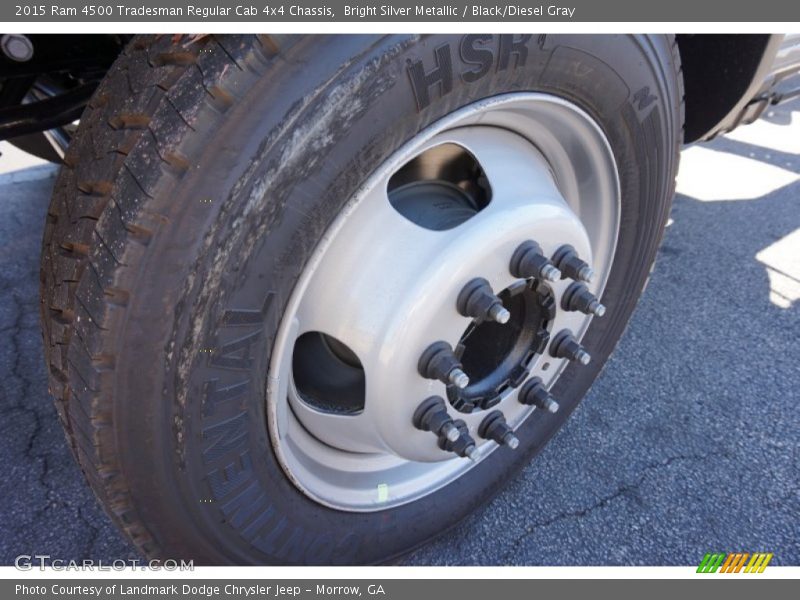 Bright Silver Metallic / Black/Diesel Gray 2015 Ram 4500 Tradesman Regular Cab 4x4 Chassis