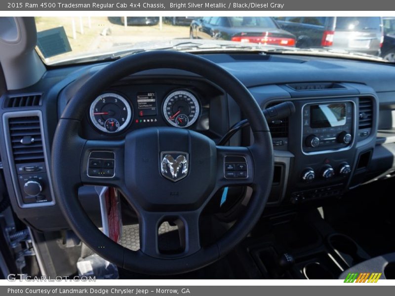 Dashboard of 2015 4500 Tradesman Regular Cab 4x4 Chassis