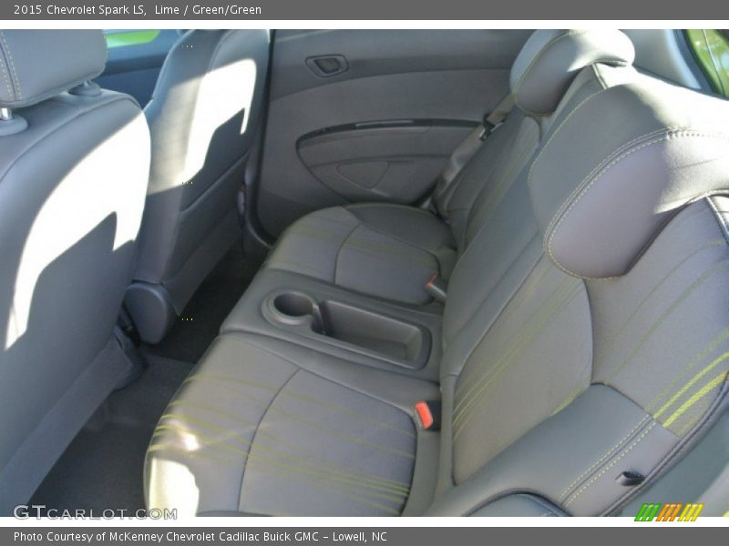 Rear Seat of 2015 Spark LS